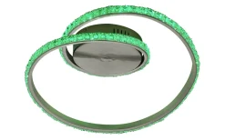 Plafonder-Reality Rubin Plafond LED i borstad aluminium RGB