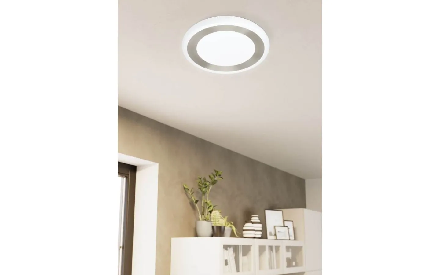 Plafonder < Eglo Ruidera Rund Plafond 48cm LED 3000K 22W Vit