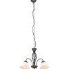 Stora Taklampor Ø50-69 Cm < Trio Lighting Rustica Takkrona 55cm 3-delad E27 rustik