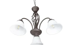 Stora Taklampor Ø50-69 Cm < Trio Lighting Rustica Takkrona 55cm 3-delad E27 rustik