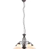 Stora Taklampor Ø50-69 Cm-Trio Lighting Rustica Takkrona 60cm 5-delad E27 rustik