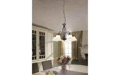 Stora Taklampor Ø50-69 Cm-Trio Lighting Rustica Takkrona 60cm 5-delad E27 rustik