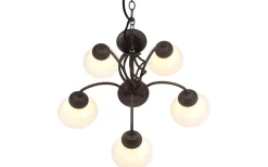Stora Taklampor Ø50-69 Cm-Trio Lighting Rustica Takkrona 60cm 5-delad E27 rustik