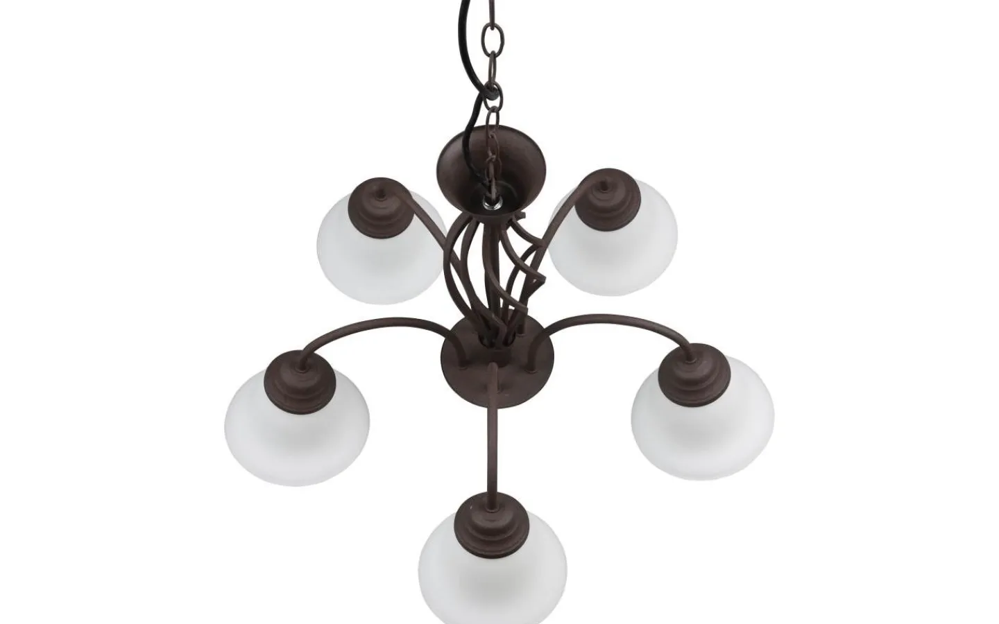 Stora Taklampor Ø50-69 Cm-Trio Lighting Rustica Takkrona 60cm 5-delad E27 rustik