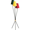 Golvfötter-ArmaturHantverk Ryholm Golvfot 3L 128cm Svart