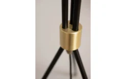 Golvfötter-ArmaturHantverk Ryholm Golvfot 3L 128cm Svart