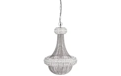 Hall & Trappa|Kristallampor-PR Home Saba Taklampa 42cm Silver