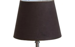 Enfärgade Runda Lampskärmar < Hallbergs Sabina Lampskärm Ø25cm Choklad