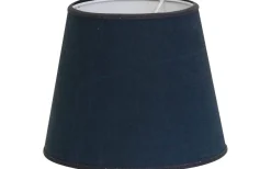 Enfärgade Runda Lampskärmar < Hallbergs Sabina Lampskärm Ø25cm Denimblå