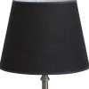 Enfärgade Runda Lampskärmar < Hallbergs Sabina Lampskärm Ø25cm Svart