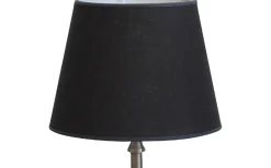 Enfärgade Runda Lampskärmar < Hallbergs Sabina Lampskärm Ø25cm Svart