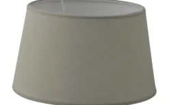 Enfärgade Runda Lampskärmar < Hallbergs Sabina Lampskärm Låg Ø25cm Beige