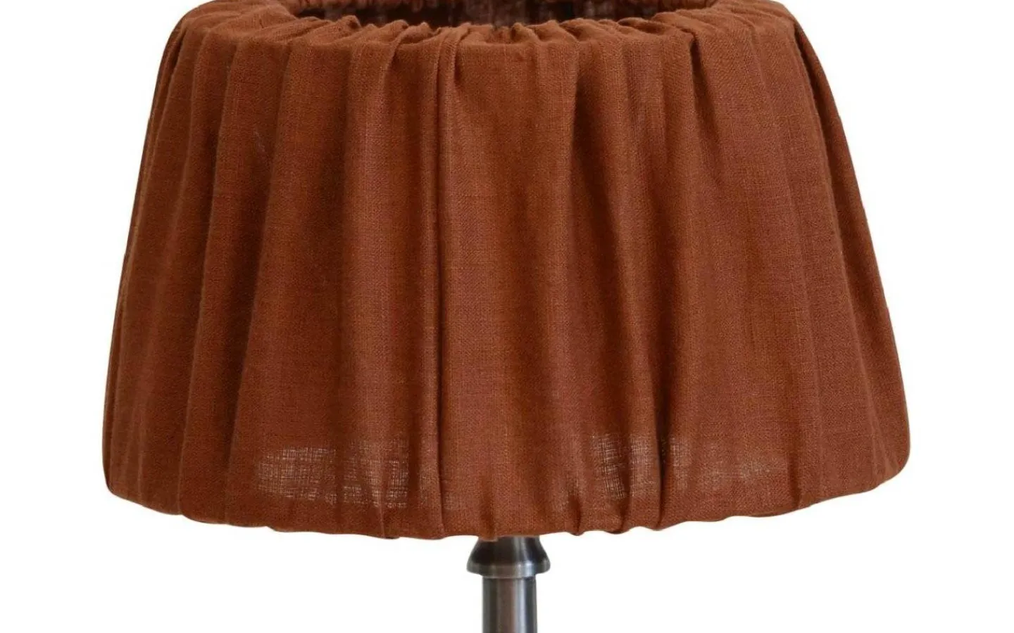 Plisserade Lampskärmar-Hallbergs Sabina Plisserad Lampskärm Ø25cm Rost