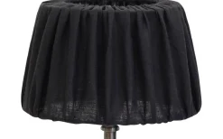 Plisserade Lampskärmar-Hallbergs Sabina Plisserad Lampskärm Ø36cm Svart