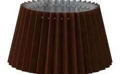 Plisserade Lampskärmar-Hallbergs Sabina Plisserad Lampskärm Ø27cm Rost