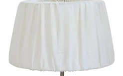Plisserade Lampskärmar-Hallbergs Sabina Plisserad Lampskärm Ø36cm Vit