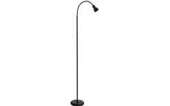 Golvläslampor-Oriva Saga Golvlampa 140cm Svart