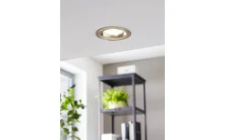 230V Led Spotlights-Eglo Saliceto Spotlight LED 2700K 6W Nickel