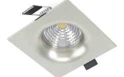 230V Led Spotlights-Eglo Saliceto Spotlight LED 4000K 6W Nickel