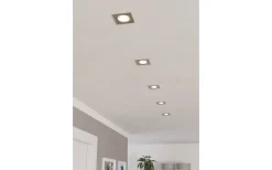 230V Led Spotlights-Eglo Saliceto Spotlight LED 4000K 6W Nickel