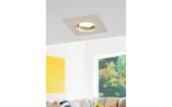 230V Led Spotlights-Eglo Saliceto Spotlight LED 4000K 6W Nickel