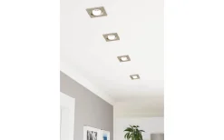 230V Led Spotlights-Eglo Saliceto Spotlight LED 4000K 6W Nickel
