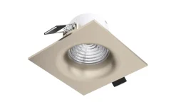 230V Led Spotlights-Eglo Saliceto Spotlight LED 4000K 6W Nickel