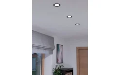 230V Led Spotlights < Eglo Saliceto Spotlight LED 2700K 6W Svart