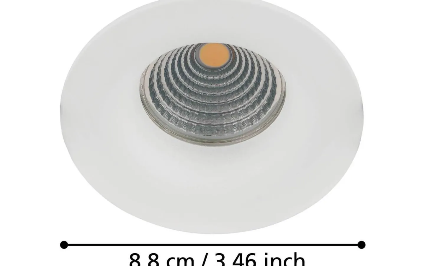 230V Led Spotlights-Eglo Saliceto Spotlight LED 2700K 6W Vit