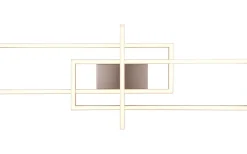 Plafonder-Trio Lighting Salinas Plafond LED i borstat stål
