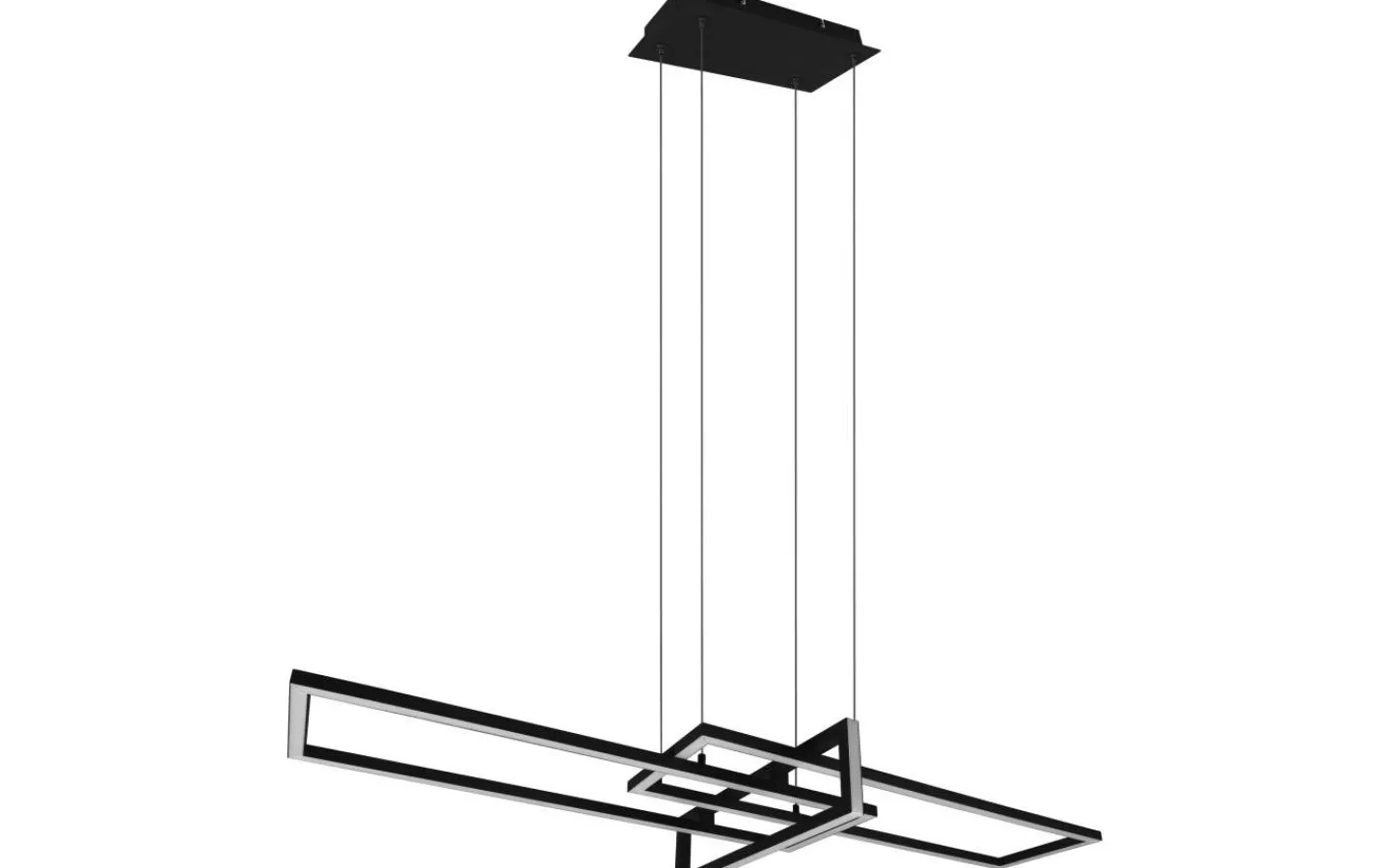 Avlånga Taklampor < Trio Lighting Salinas Takpendel LED mattsvart