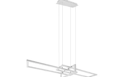 Avlånga Taklampor-Trio Lighting Salinas Takpendel LED matt vit