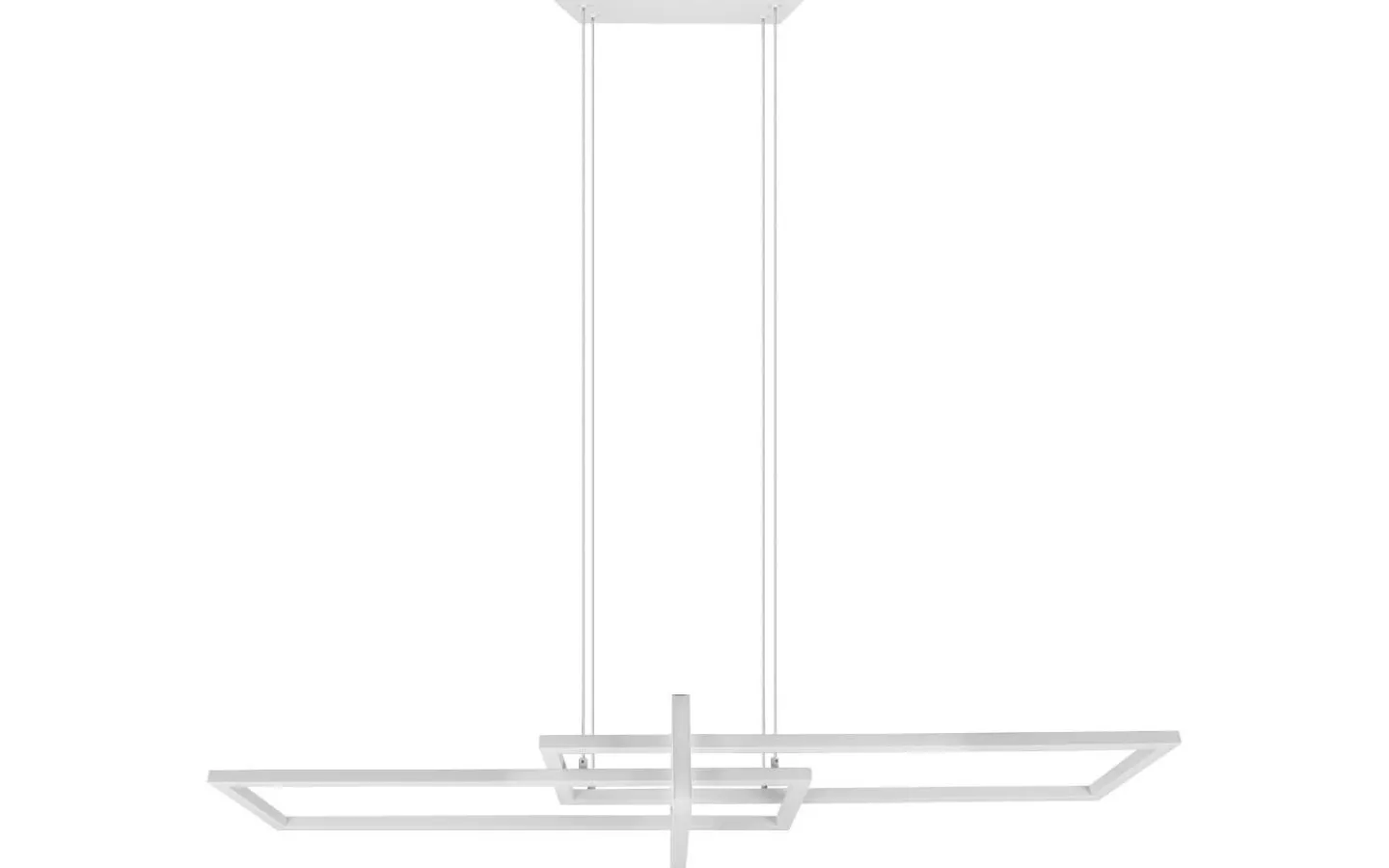 Avlånga Taklampor-Trio Lighting Salinas Takpendel LED matt vit
