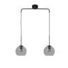 Avlånga Taklampor < Cottex Salle Taklampa 82cm Svart/Rök