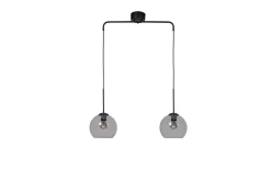 Avlånga Taklampor < Cottex Salle Taklampa 82cm Svart/Rök