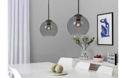 Avlånga Taklampor < Cottex Salle Taklampa 82cm Svart/Rök