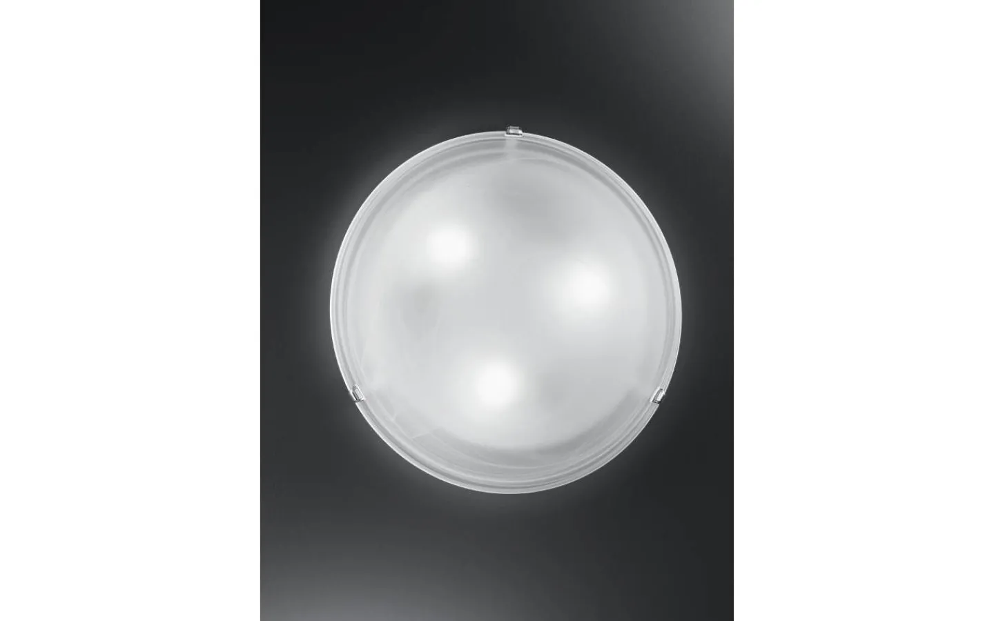 Plafonder < Eglo Salome Plafond 30cm Vit/Krom