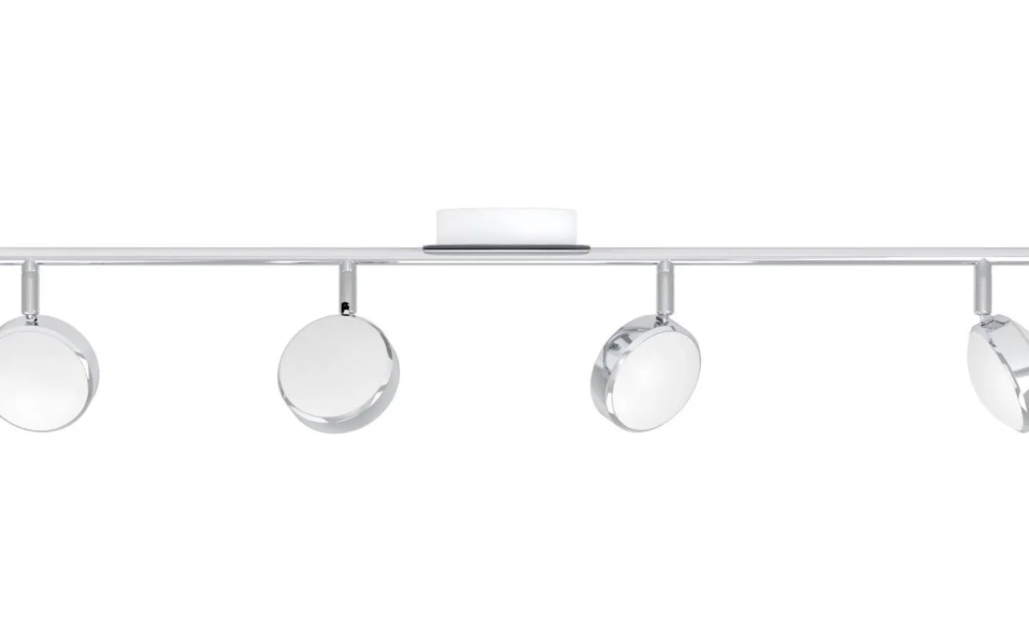 Avlånga Takspotlights|Takspot Med Minst 4 Lampor-Eglo Salto Takspotlight 76cm LED 3000K 4x5,4W Krom