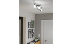 Avlånga Takspotlights|Takspot Med 3 Lampor < Eglo Salto Takspotlight 56cm LED 3000K 3x5,4W Krom