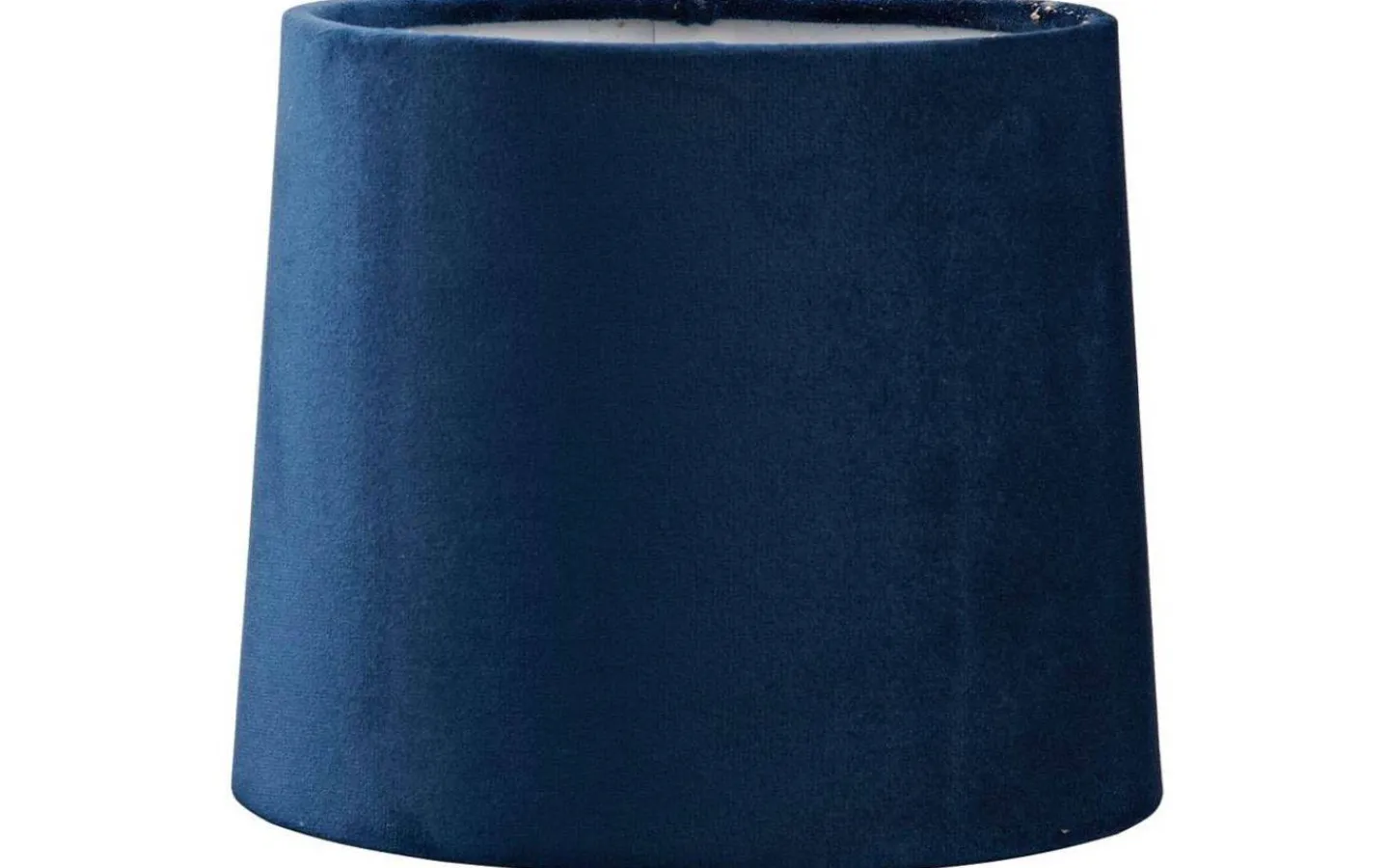 Enfärgade Runda Lampskärmar-Oriva Sammet Lampskärm Ø25cm Blå