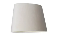 Ovala Lampskärmar-Cottex Sammet Lampskärm Oval 25cm Beige