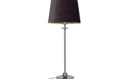 Ovala Lampskärmar-Cottex Sammet Lampskärm Oval 25cm Mörkgrå