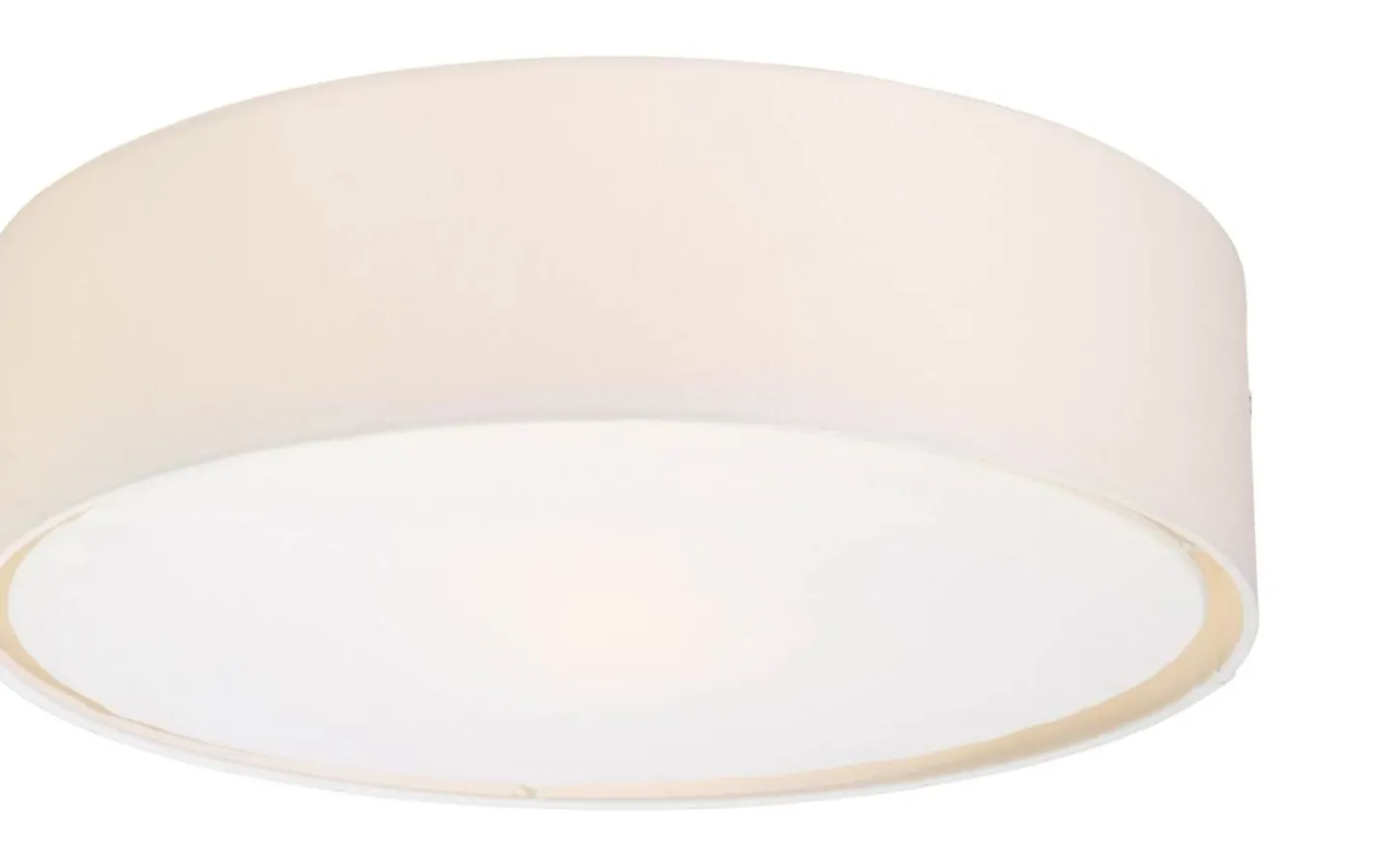 Plafonder-PR Home Sam Plafond 45cm Linne Vit