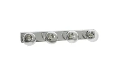 Badrumslampor Vägg-ArmaturHantverk Sandhamn Vägglampa 50cm Krom/Klar IP44