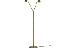 Golvläslampor < Aneta Sandnes Golvlampa Dubbel 140cm Antik