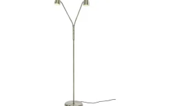 Golvläslampor < Aneta Sandnes Golvlampa Dubbel 140cm Stål
