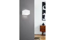 Plafonder-Eglo Sania Vägglampa 13cm LED 3000K 6W Nickel
