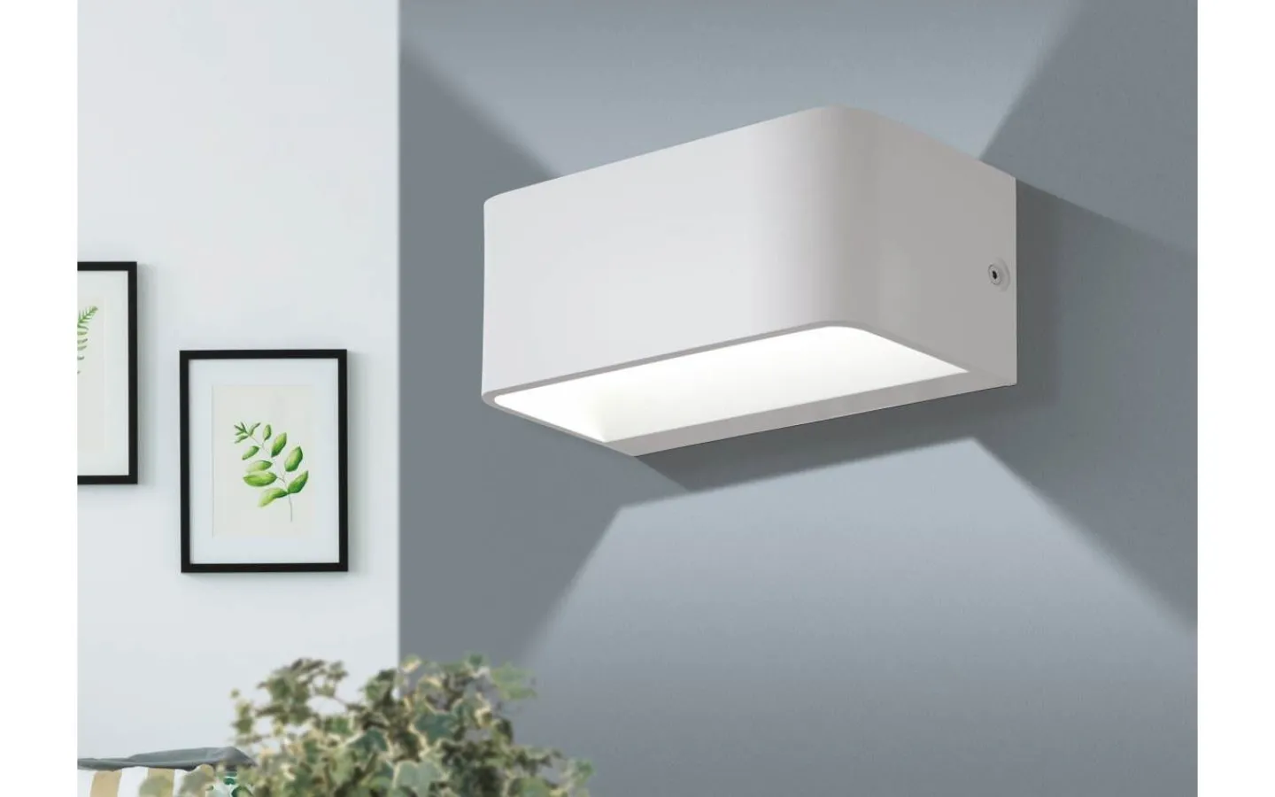 Plafonder-Eglo Sania Vägglampa 20cm LED 3000K 10W Vit