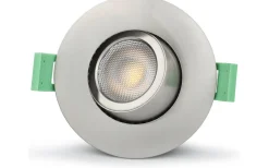 Infällda Spotlights Utomhus|230V Led Spotlights-Llitt Sanna 230V Spotlight 3000/4000K 6W Borstad Stål IP65