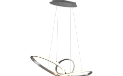 Stora Taklampor Ø70-150 Cm < Reality Sansa Takpendel 80cm LED i borstat stål